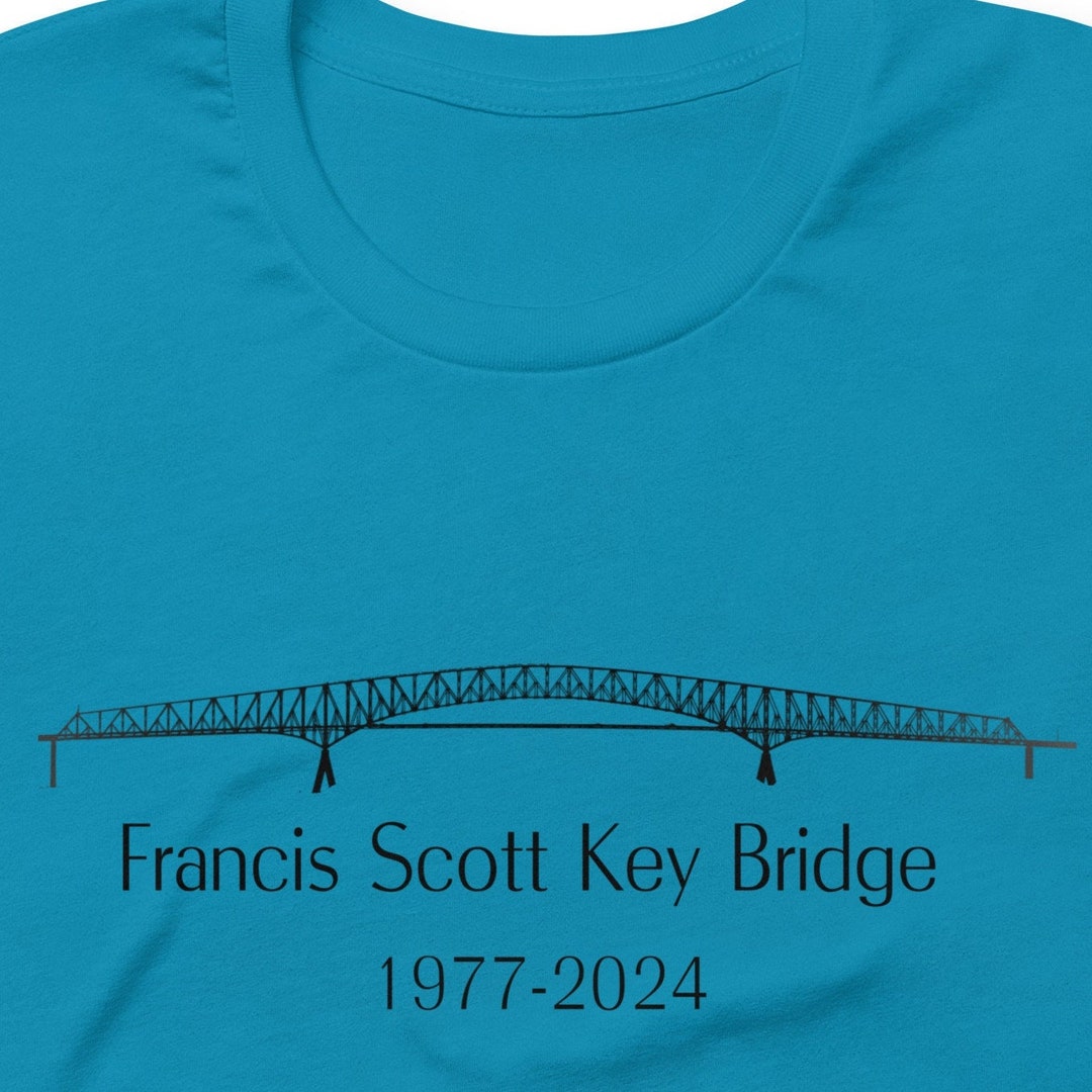 Key Bridge Tee Francis Scott Key Bridge Remembrance Tee, Baltimore Tribute Shirt - Etsy