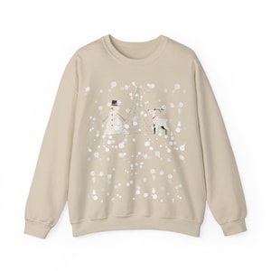 Bluza z reniferem bałwankiem, świąteczny sweter, bluza z kapturem, piżama, piżama, dres, vintage, retro, inspirowana, długa, świąteczna koszula z długim rękawem