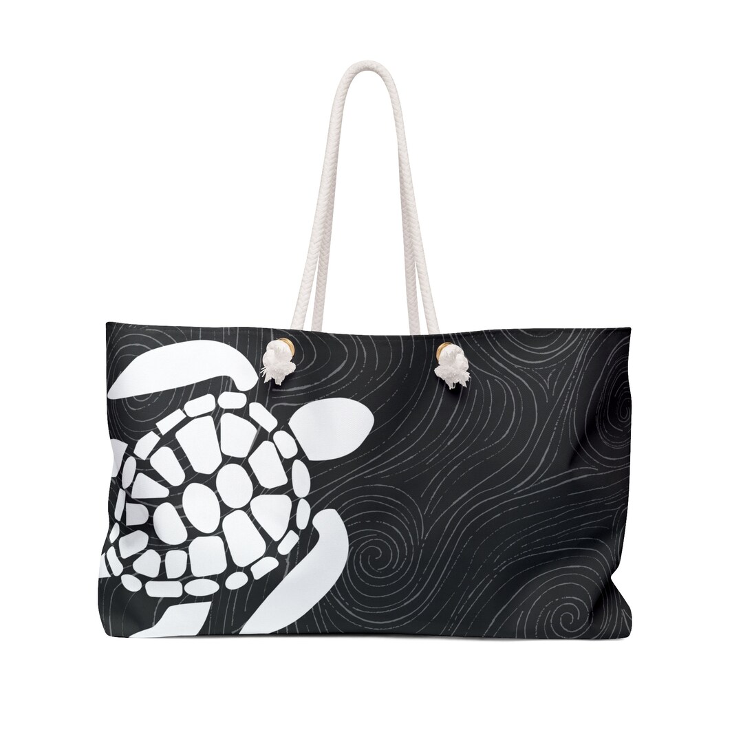 Quilted Beach Bag Turtle Ocean Escape