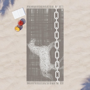 Equestrian Beach Towel: Horse Lover Gift, Country Western Style