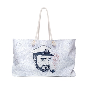 Vintage Sailor & Segelboot Tragetasche, Segeln Weekender Tragetasche, Bootfahren Strand Seetasche, Kreuzfahrt Pool Reisetasche, Strand Meer Liebhaber Geschenk