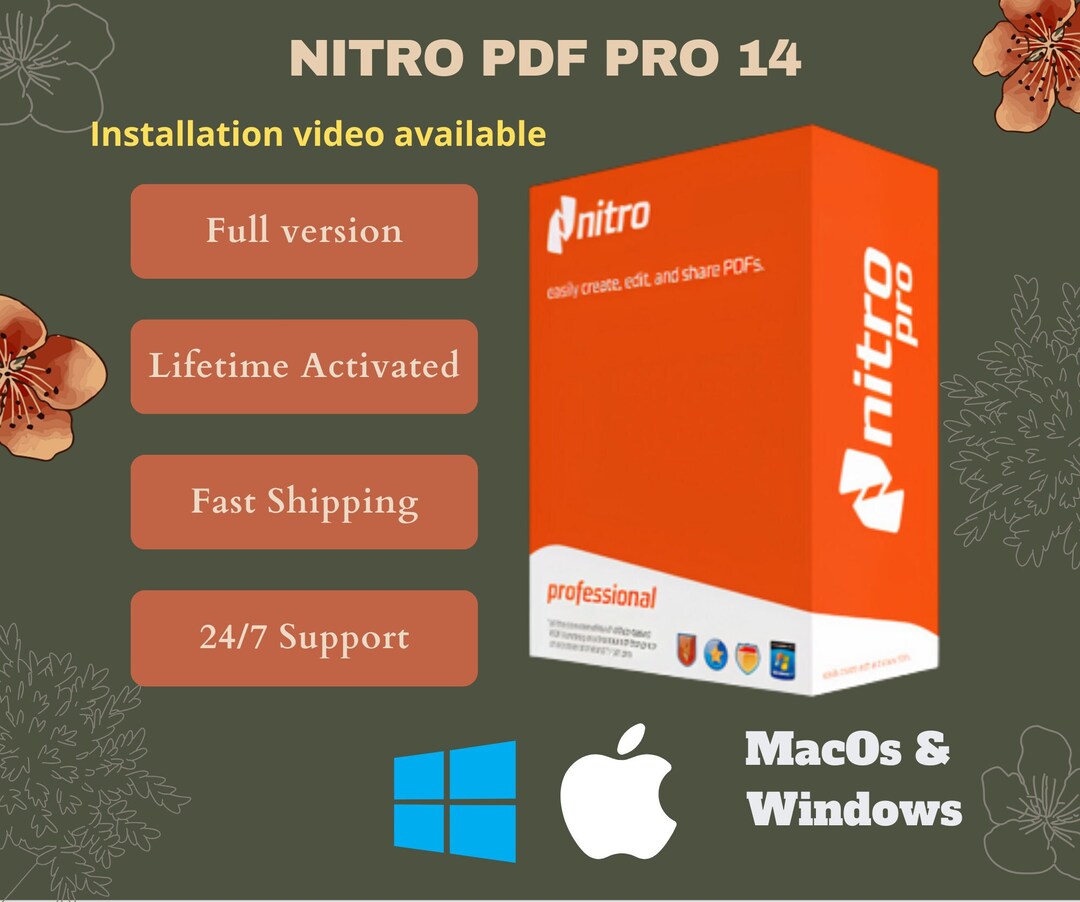 Nitro PDF Pro 14 Enterprise for Macos & Windows latest Version in 2023