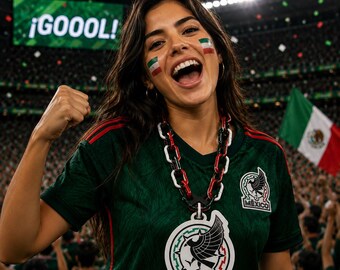 Mexico Soccer Hype Chain!  ***Free Shipping!!!***