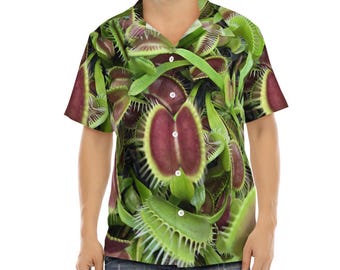 Chemise hawaïenne TrappedV4 Venus Flytrap avec poche