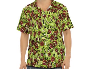 Trapped V2 Venus Flytrap Hawaiiskjorta Kina