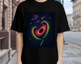Piège cosmique ! T-shirt piège à mouches venus dans l'espace Chine