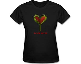 Bouchées d'amour ! T-shirt femme attrape-mouches venus Chine