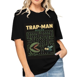 Trap Man Maze venus flytrap t-shirt women USA