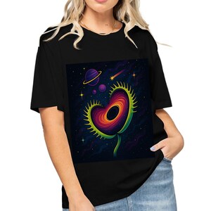 Cosmic Trap venus flytrap women t-shirt USA