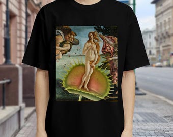 T-shirt pour hommes avec piège à mouches Naissance de Vénus de Boticelli France