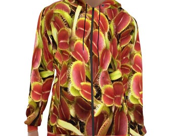 Sweat à capuche zippé Venus Flytrap TrappedV3 Big Red