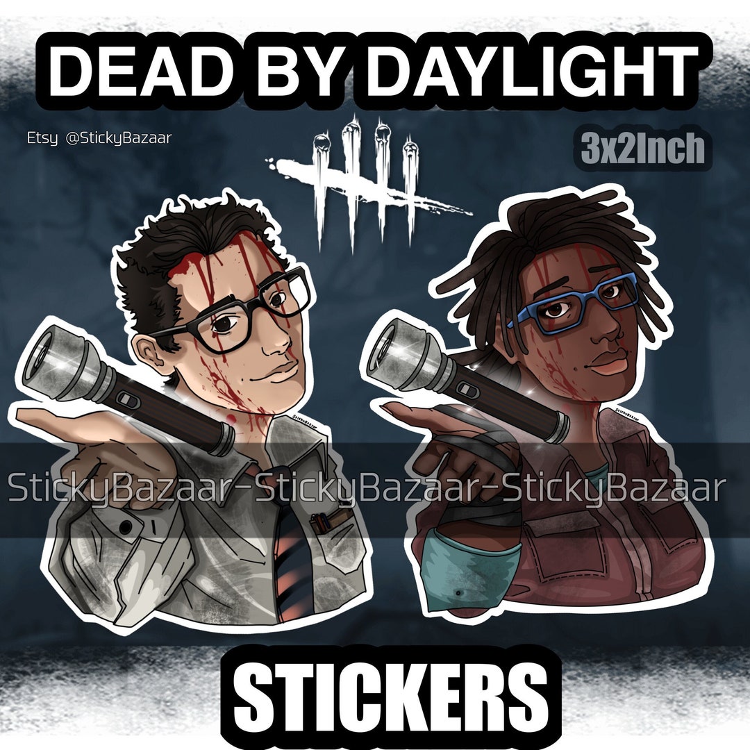 Dead by Daylight Dwight Claudette Vinyl Stickers - Etsy