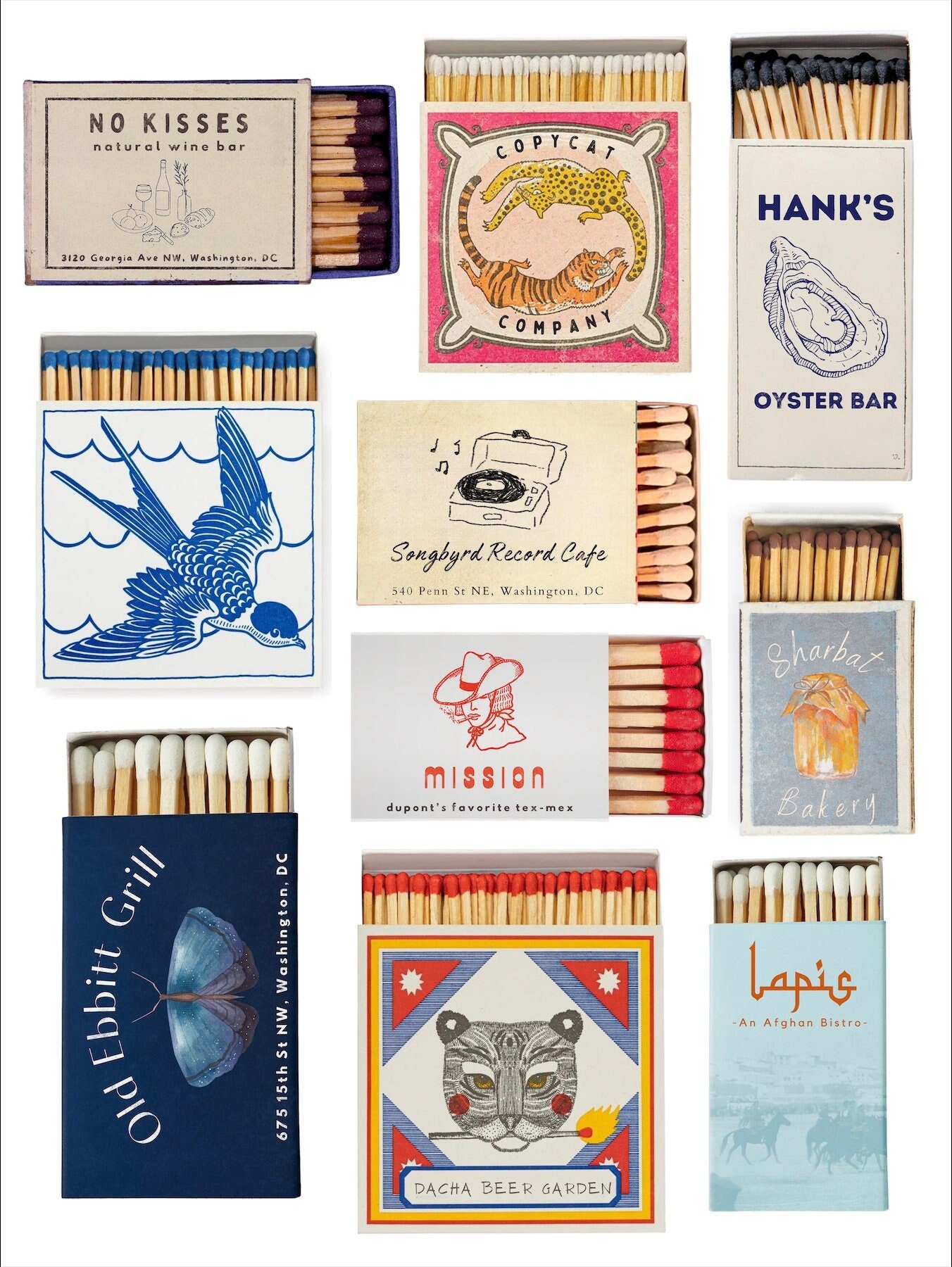 Custom Matchbook Print digital Download Personalized Vintage Matchbook