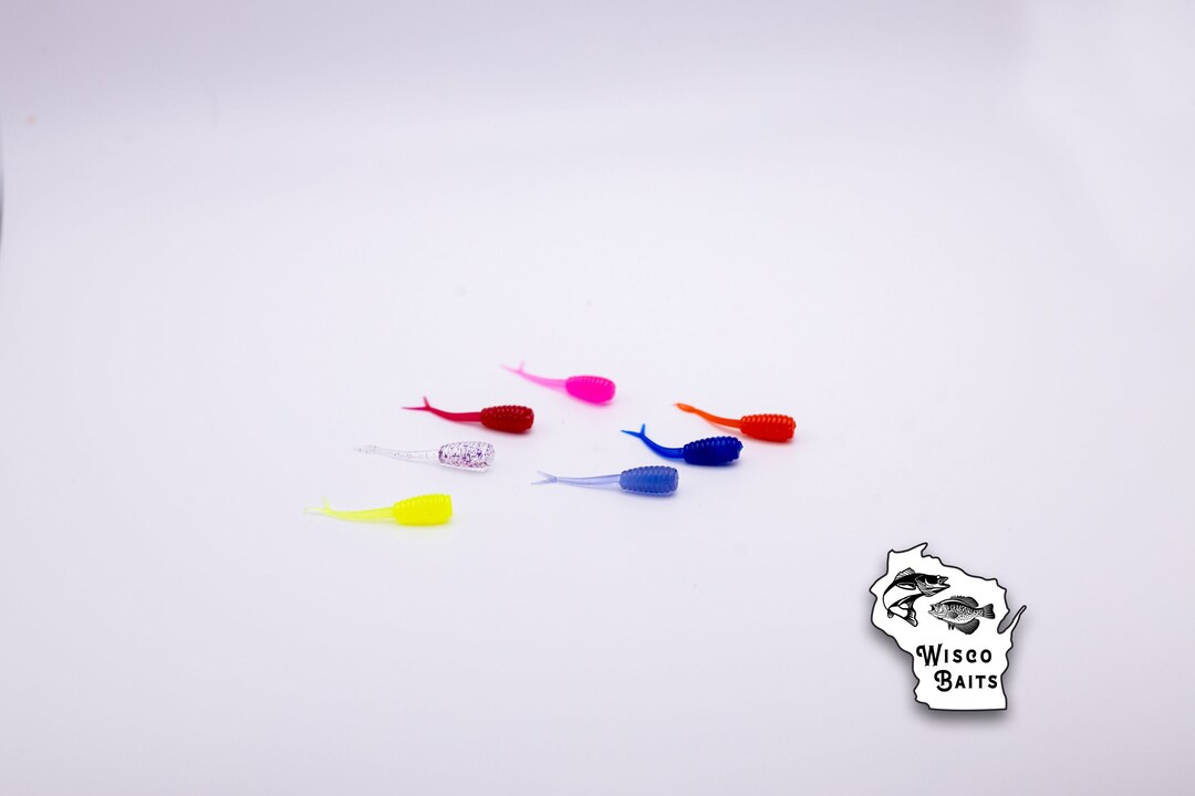 1.2 Ice Jerk Ice Fishing Soft Plastics Choose Your Own Etsy