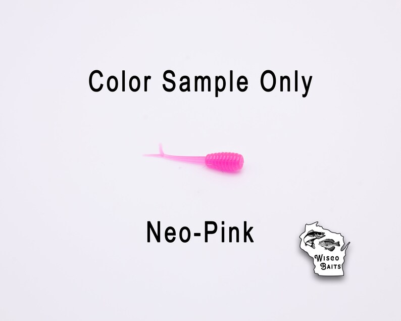 1.25 Ice Spike Custom Ice Fishing Soft Plastics Choose Your Own Color