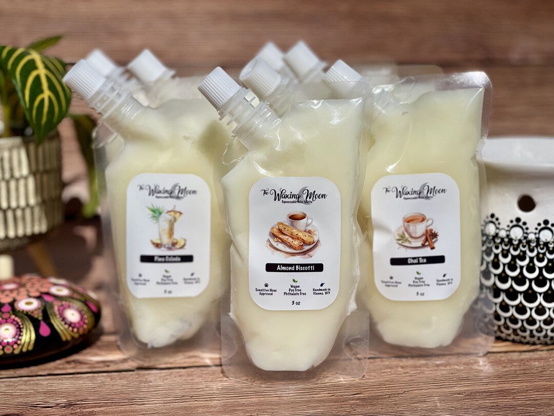 3 Oz Small Batch Soy Squeeze Wax for Wax Warmers Free From Dyes