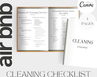 Checklista för Airbnb-inventering, REDIGERBAR, Airbnb-essentials, lista över hushållsartiklar, Airbnb-värd, Airbnb-mall, skyltar, välkomstbok, VRBO