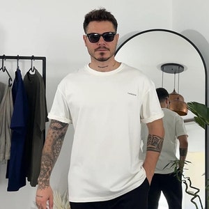 Premium quality oversize white t-shirt, Blank comfort colors white t-shirt,Heavy duty cotton tshirt,Black and white t-shirt Sezarcollections