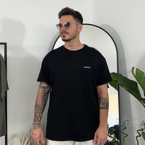 Premium quality oversize black t-shirt, Blank comfort colors black t-shirt,Heavy duty cotton tshirt,Black and white t-shirt Sezarcollections