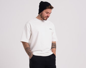 Premium quality oversized mens t-shirt, Blank soft comfort colors white t-shirt, Solid cotton t-shirt, Durable t-shirt Sezarcollections