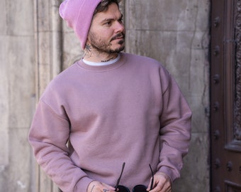 Blank lilac Sweatshirt, Comfort Colors crewneck sweatshirt, High quality cotton oversize sweatshirt, Basic heavy sweatshirt Sezarcollections