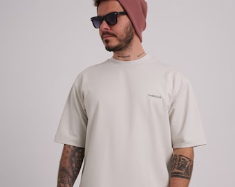 Premium quality oversized mens t-shirt, Blank soft comfort colors gray t-shirt, Heavy duty cotton t-shirt, Durable t-shirt Sezarcollections