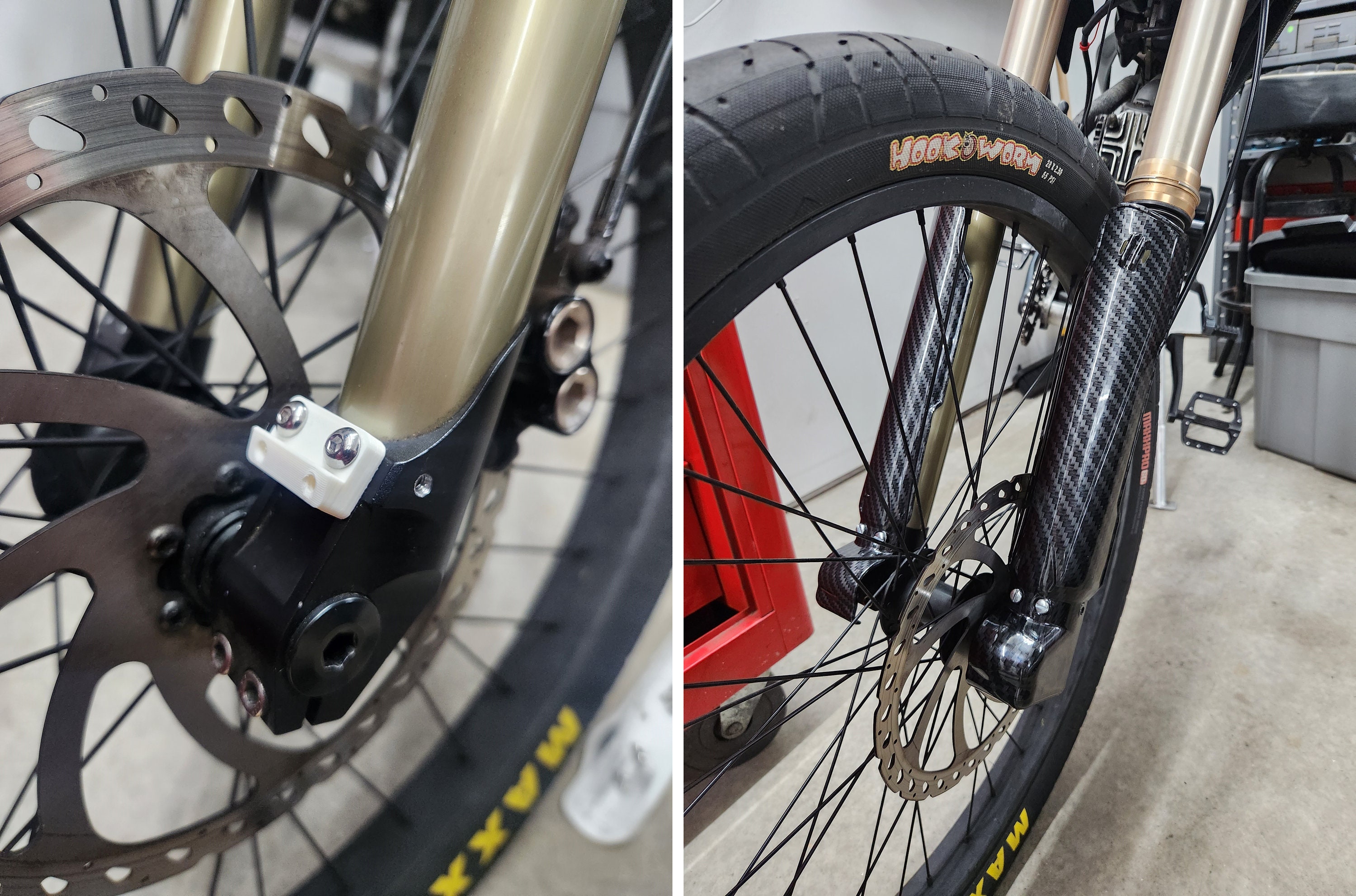 Motoped Pro Fork Guard & Front Fender Mounts for CRF50/XR50 Body Kit Etsy