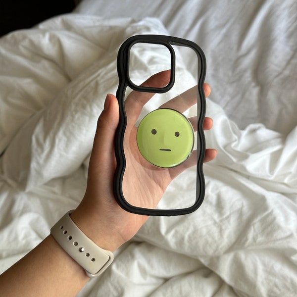cute japanese pop culture green man Phone tok grip aesthetic collectible