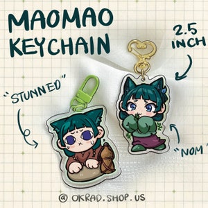 Apothecary Diaries | Kusuriya No Hitorigoto Anime Maomao Clear Acrylic Keychain