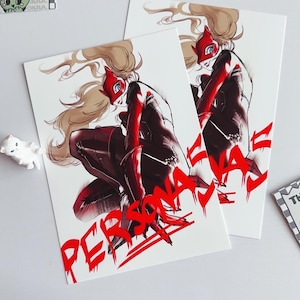 Ann Takamaki Persona 5 Postcard Poster Art Print Wall decor
