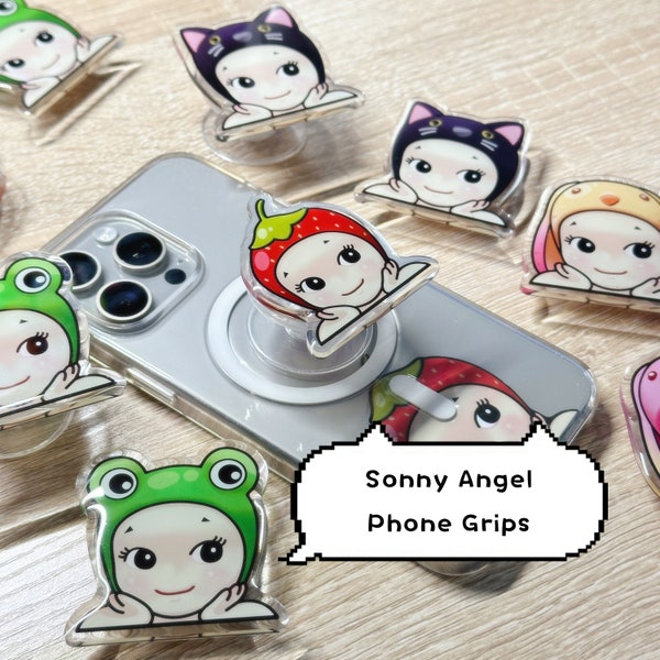 cute japanese pop culture angel baby Phone tok grip aesthetic collectible | B GRADE | Read desc! |