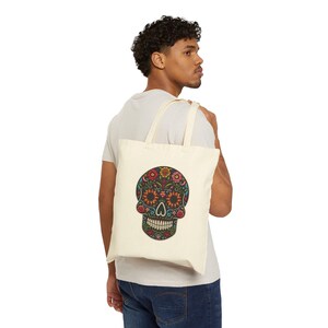 Dia De Muertos Tote Bag, Catrina Tote, Halloween Tote, Dia De Muertos Gift, Dia de Muertos Tote, Day of the Dead Tote