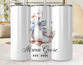 Mama Goose PNG, New Mama est 2025, New Mom Shirt PNG, Mother's Day Gift Design, Girl Boy Mama PNG, Newborn Mom Sublimation Digital Download