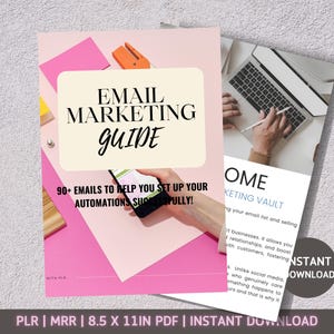 Email Marketing Guide | 90+ Done For You Emails | Master Resell Rights (MRR) and Private Label Rights (PLR)