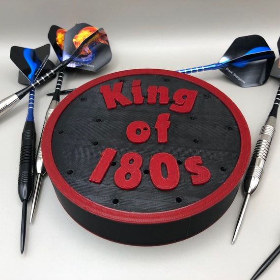 Dart Holder - Dart Stand - Darts Station - King of 180s - Round Stand -21 slots