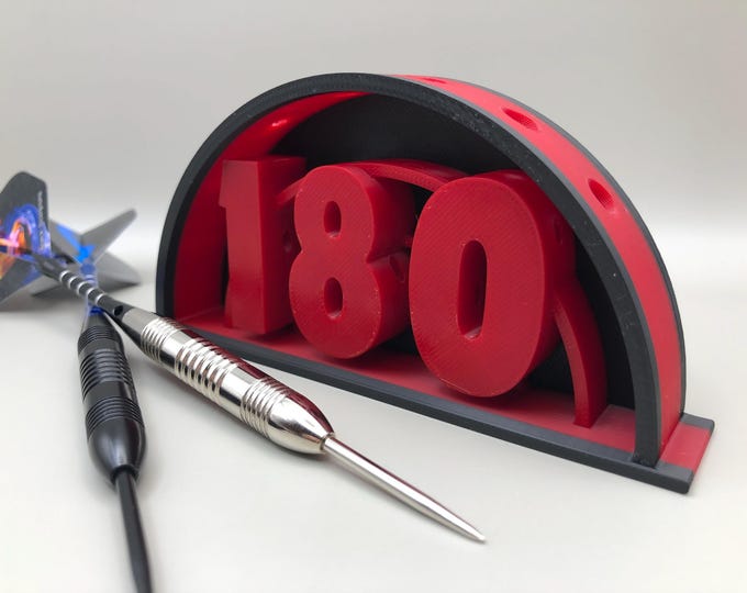 6-Slot Dart Holder: PLA+ Round Stand Case