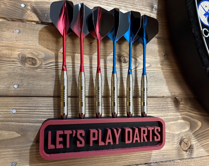 6-Dart Holder – Wall Mounted or Freestanding Display Rack