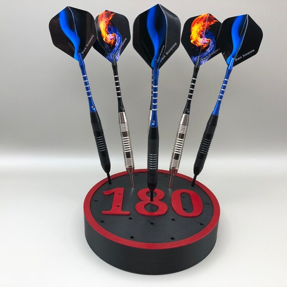 Dart Holder - Dart Stand - 180 Darts Holder Station - Round Stand -21 slots