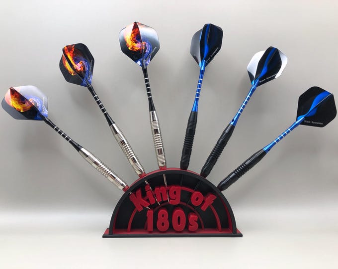 6-Dart Holder Stand: 3D Printed PLA+ Dart Station