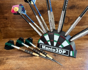 Gepersonaliseerde houder voor 12 darts: 3D-geprinte dartbordstandaard