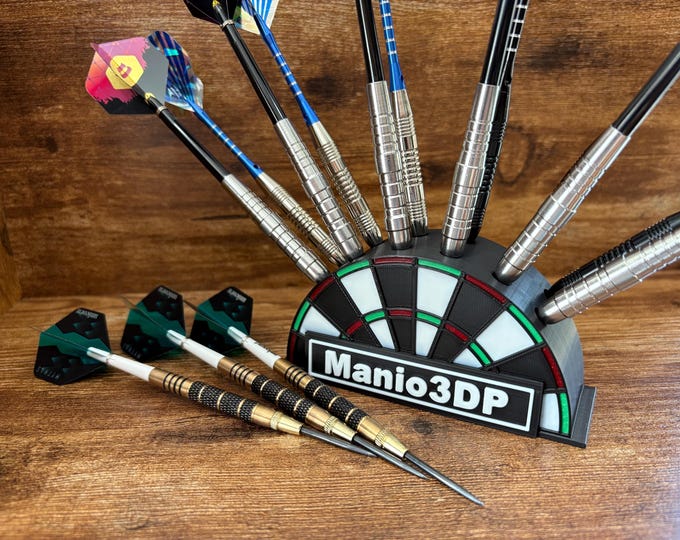 Personalized 12-Dart Holder: 3D Printed Dartboard Stand