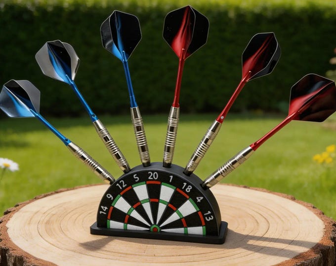 3D Printed Mini Dart Holder Station: 3  - 6 - 9 Dart Display