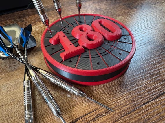 21-Dart Holder: Round 180 Dart board Dart Stand, organizer, display