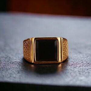 Mafia Gold Ring Etsy New Zealand