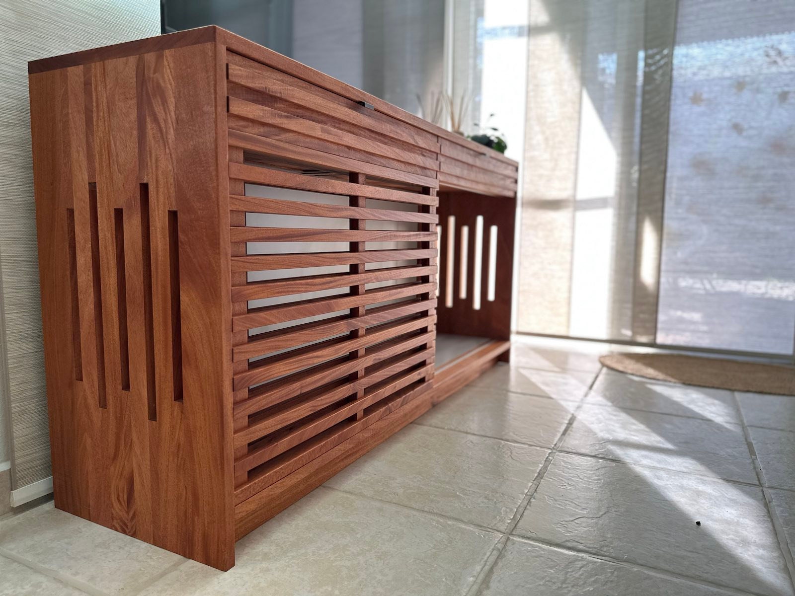 Modern Dog Crate Credenza, Made With Local Hardwood - Etsy