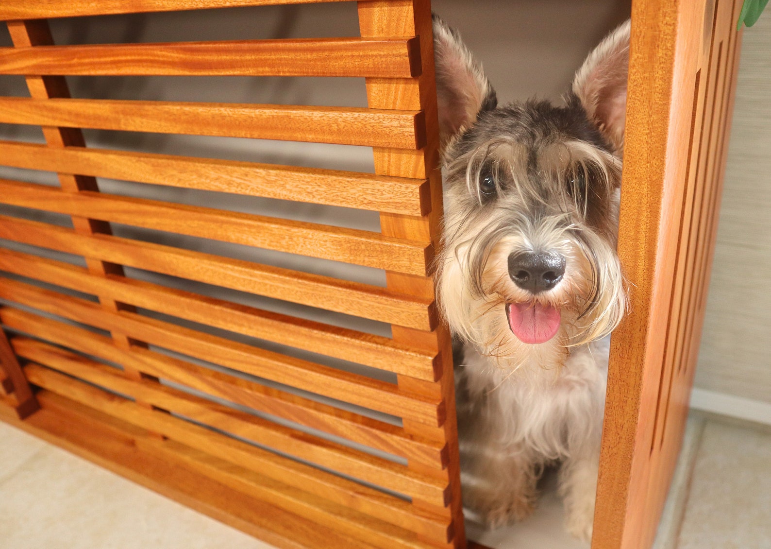 Modern Dog Crate Credenza, Made With Local Hardwood - Etsy