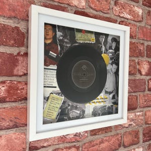 JOY DIVISION Love Will Tear Us Apart *One off Original*  Retro Vinyl & Vintage Magazine Wall Art