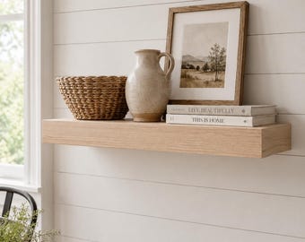 The Linden Maple Floating Shelf