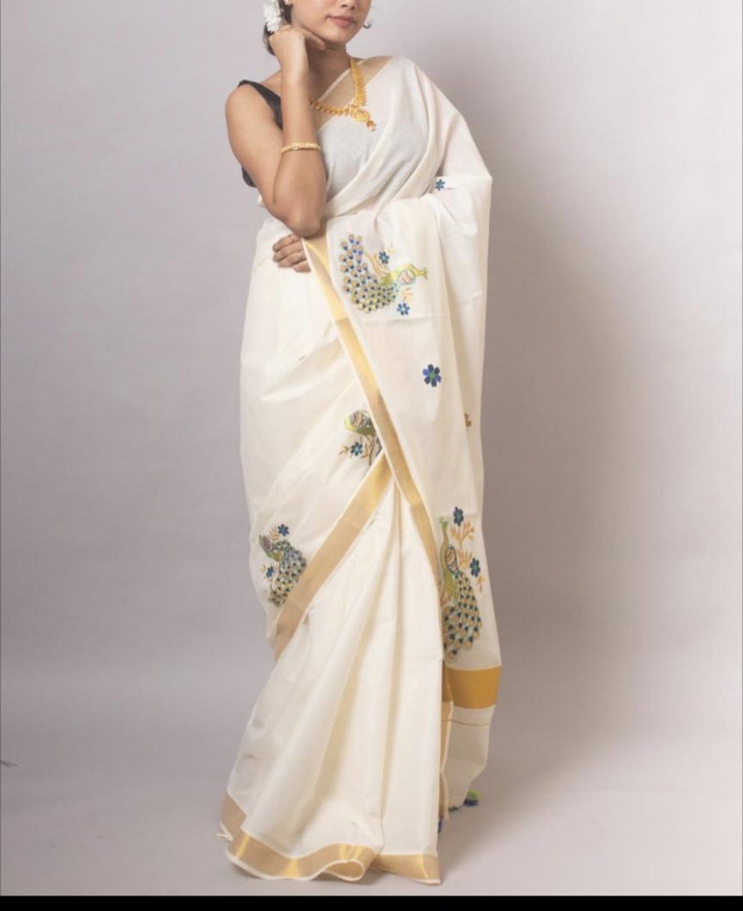 kasavu-traditional-kerala-cotton-saree-etsy
