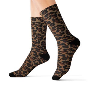 Leopard Print Sock